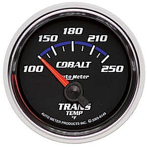 2-1/16" температура трансмиссии, 100- 250`F, SSE, COBALT AUTO METER #6149 Trans Temperature
