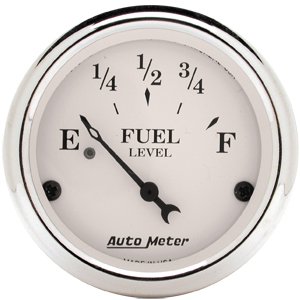2" датчик уровня топлива, 240 E/33F OLD TYME WHITE AUTO METER #1606 Fuel Level