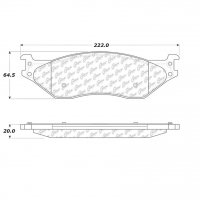 106.07770 Тормозные колодки PosiQuiet Extended Wear FORD