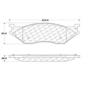 106.07770 Тормозные колодки PosiQuiet Extended Wear FORD 