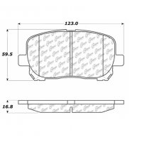 106.09230 Тормозные колодки PosiQuiet Extended Wear TOYOTA