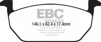 DP42225R EBC Brakes Yellowstuff Тормозные колодки перед SEAT Leon (5F); SKODA Octavia (5E); VOLKSWAGEN Golf, Golf Sportsvan
