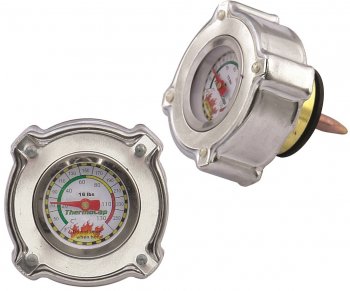 2472R Mr. Gasket крышка радиатора с датчиком давления (красная)