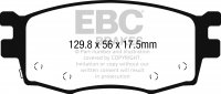 DPX2282 EBC Brakes Ultimax2 Тормозные колодки перед  HYUNDAI i-20