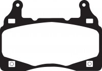 DP31895C EBC Brakes Redstuff Тормозные колодки CHEVROLET Camaro; HOLDEN Commodore, E, F