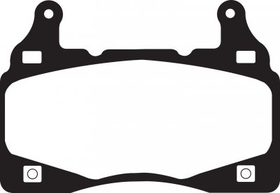 DP31895C EBC Brakes Redstuff Тормозные колодки CHEVROLET Camaro; HOLDEN Commodore, E, F выпуска 2011-2017 года