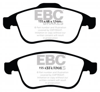 DP32024C EBC Brakes Тормозные колодки 