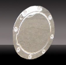Gas Tank Door: 1997-2003 Ford Pick Up Full Size; Gas Door; polished stainless steel Fuel Door Covers[Ford]