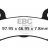 FA605/4HH EBC BRAKES Double-H™ тормозные колодки  HARLEY DAVIDSON FLHTCUTG, FLHXXX