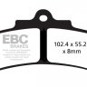 GFA183HH EBC BRAKES Double-H GP RACE тормозные колодки P.V.M. AFTERMARKET CALIPER 6 Piston (Old Large Design)