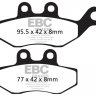 FA374 EBC BRAKES Organic тормозные колодки  RIEJU NKD, RS2, RS3