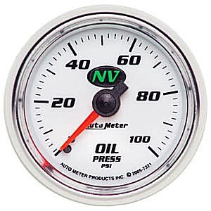 2-1/16" Давление масла, 0-100 PSI, MECH, NV AUTO METER #7321 Oil Pressure