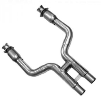 6028-003-CH-R KOOKS HEADERS 3" x 3" Race Catted H Stainless PipeFor: Shelby 4V - 5.4 для: FORD MUSTANG 2006-2012 Ford Shelby GT-500 5.4L 4V
