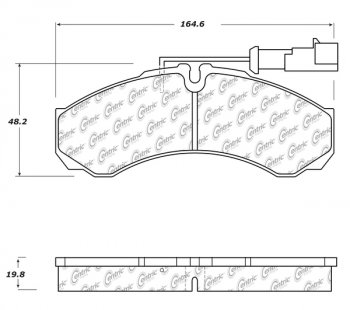 102.14870 Тормозные колодки C-TEK Metallic NISSAN зад 