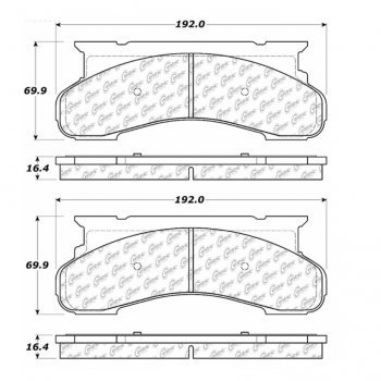 106.04500 Тормозные колодки PosiQuiet Extended Wear 