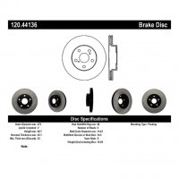 120.44136 Тормозные диски Premium PONTIAC, TOYOTA перед