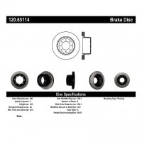 120.65114 Тормозные диски Premium FORD зад