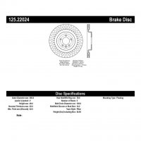 125.22024 Тормозные диски Premium LAND ROVER зад