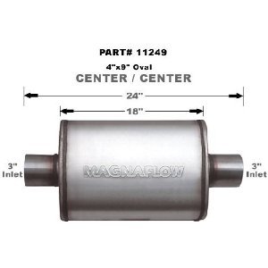11249 Magnaflow Глушитель прямоточный 18" Body 