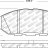 305.16490 StopTech Тормозные колодки Performance Infiniti, Nissan