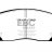 DP1063 EBC Brakes Ultimax2 Тормозные колодки перед  DAIHATSU Extol, Terios; MITSUBISHI Colt, Lancer, Libero; PROTON Compact, Gen-2, Persona, Satria, Wira