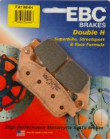FA196HH EBC BRAKES Double-H™ тормозные колодки BUELL, DAELIM, HONDA, KYMCO, MBK, SYM, TRIUMPH, VICTORY, W K BIKES, YAMAHA