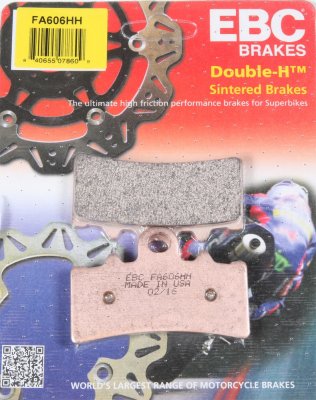 FA606HH EBC BRAKES Double-H™ тормозные колодки  KTM Duke 2011-2012 года выпуска