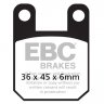 FA115TT EBC BRAKES Organic тормозные колодки ALFER, APRILIA, BETA, BULTACO, C H RACING, C.Z./JAWA, CAGIVA, CPI, DAELIM, DERBI, DUCATI, EXPLORER, FACTORY, FANTIC, FB MINARELLI, GARELLI, GAS-GAS, GILERA, HONDA DALL-ARA, HONDA-HM, HRD, HUSQVARNA, ITALJET, J.