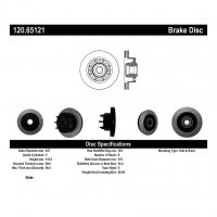 120.65121 Тормозные диски Premium FORD перед
