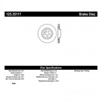 125.35117 Тормозные диски Premium MERCEDES-BENZ перед