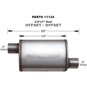 11134 Magnaflow Глушитель прямоточный 14" Body 