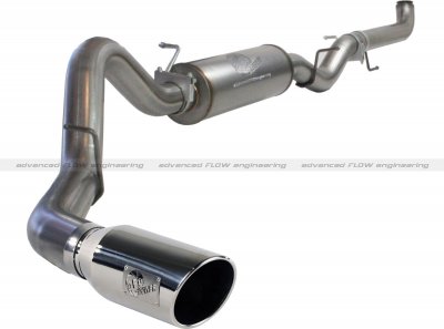 49-44017-P Afe Power Выхлопная система от Down-Pipe (DP-Back) 4.0" DP-Back GM Dsl Trk 07.5-10 V8-6.6L насадка хром 
