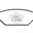 DP1117 EBC Brakes Ultimax2 Тормозные колодки перед  AUDI A3; SKODA Octavia; VOLKSWAGEN Golf
