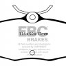 DP21221 EBC Brakes Greenstuff тормозные колодки зад FORD Thunderbird; JAGUAR S-Type; LINCOLN LS