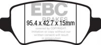 DPX2233  EBC Brakes Ultimax2 Тормозные колодки зад. KIA Ceed