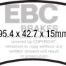 DPX2233  EBC Brakes Ultimax2 Тормозные колодки зад. KIA Ceed