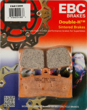 FA613HH EBC BRAKES Double-H™ тормозные колодки  BMW K 2011-2012 года выпуска