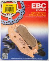 FA465R EBC BRAKES Organic тормозные колодки  AJP PR5; DERBI Cross, Mulhacen, Terra; FANTIC TF, TX, TZ; HONDA CRF; HONDA-HM CRE; RIEJU Marathon, MTR, Tango; SCORPA T-Ride