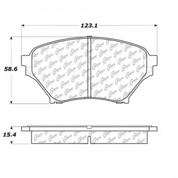 309.08900 StopTech Тормозные колодки Performance Pads   для: MAZDA 