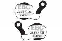 CFA449 EBC BRAKES Organic тормозные колодки