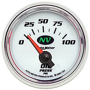 2-1/16" Давление масла, 0-100 PSI, SSE, NV AUTO METER #7327 Oil Pressure