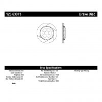 126.63073 Тормозные диски Premium CHRYSLER, DODGE, SRT перед правый