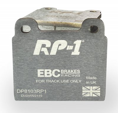 DP8103RP1 EBC Brakes Racing's RP-1™ Тормозные колодки ALFA ROMEO Montreal; DINO 246, 308; FERRARI 208, 246, 308, Mondial; LANCIA Stratos; PORSCHE 911; MERCEDES-BENZ 600 Pullman выпуска 1959-1993 года