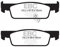 DPX2341 EBC Brakes Ultimax2 Тормозные колодки перед  SMART Fortwo