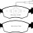 DP22141 EBC Brakes Greenstuff тормозные колодки перед. FIAT 500, Punto