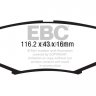 DP1799  EBC Brakes Ultimax2 Тормозные колодки зад. DODGE Nitro