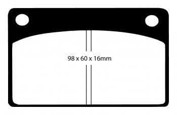 DP5143NDX EBC Brakes Bluestuff Тормозные колодки зад FORD Kuga (Mk2) выпуск 1966-2014 года