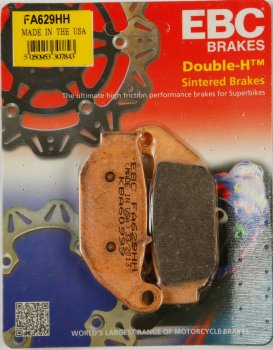 FA629HH EBC BRAKES Double-H™ тормозные колодки HONDA CBR, MSX выпуска 2011-2016 года