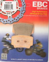 FA463R EBC BRAKES Organic тормозные колодки  KTM 450, 505, XC