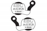 CFA449HH EBC BRAKES Organic тормозные колодки